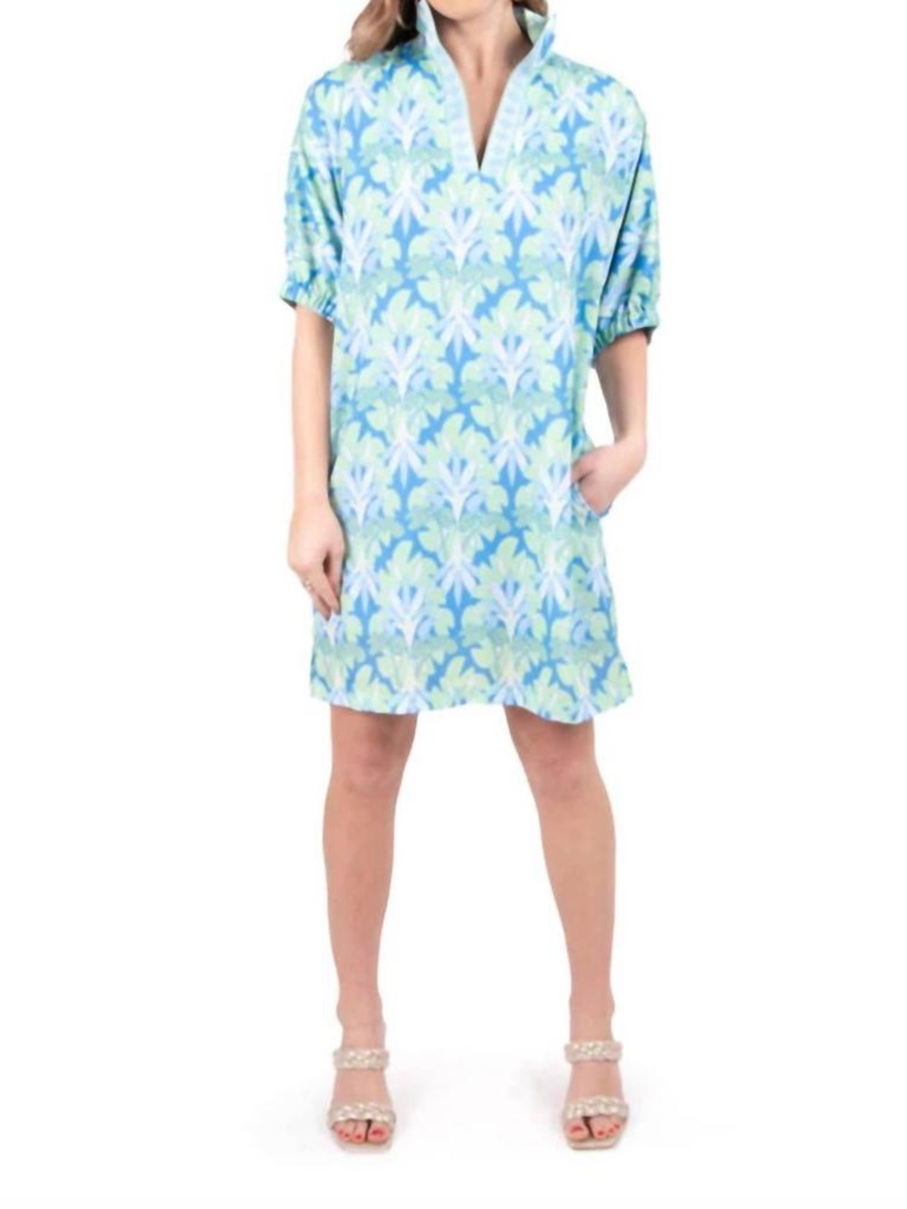 Emily McCarthy Poppy Dress Size S 🩵💚